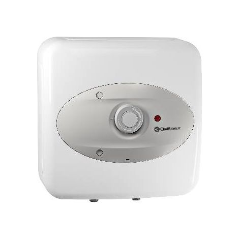 Chaffoteaux – Chauffe-eau électrique vertical 15L au-dessus de l'évier – Résistance blindée – Anode en magnésium – Dimensions 36 x 30 cm