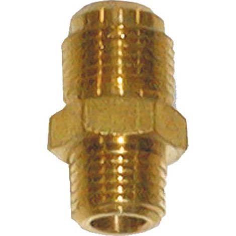 Racor 1/4" NPT x 3/8" SAE M compatible con bomba código 17.025/1 - 17.025/2 - 17.025/3 - Idrhaus