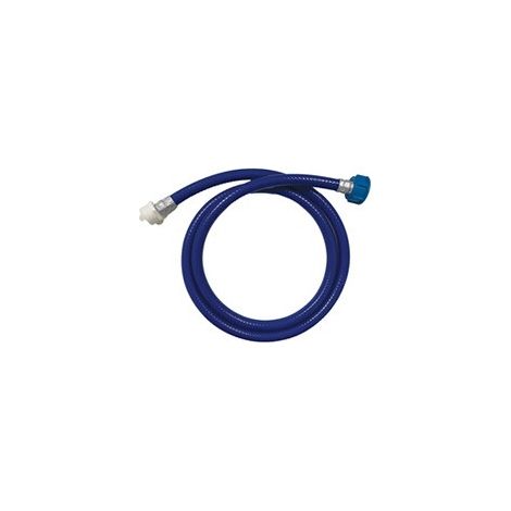 Temium rallonge tuyau arrivée d’eau 1,5 m bleu lave-linge lave-vaisselle connecteur 20 x 27 mm mâle/femelle