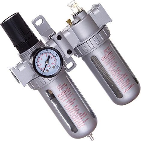 Druckmindererfilter 5 Mikron, Öler 1/2 für Kompressoren