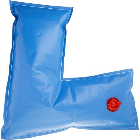 PVC-Winkelbogen für Winterwasserschlauch, verstärkter Winterwassersack, Poolabdeckung mit L-förmigem Wasserschlauch 6565 cm (1/3)