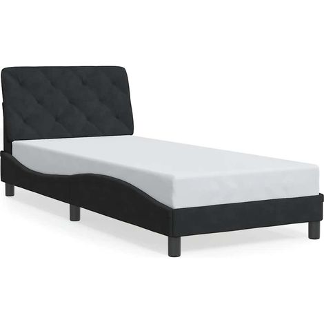 Maison Exclusive - Bettgestell ohne Matratze Schwarz 80x200 cm Sa