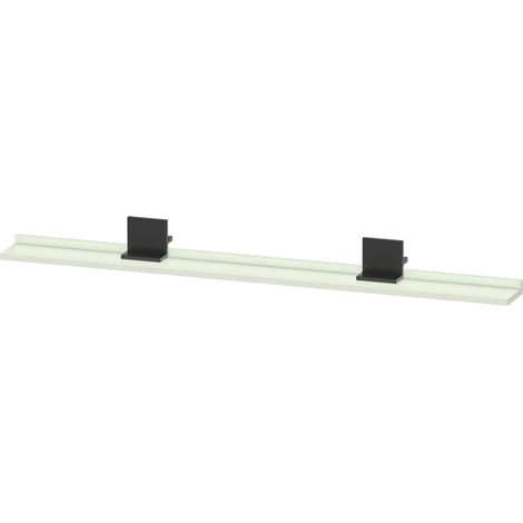 Duravit Sivida Ablage, Halterung Diamantschwarz Matt, (1/3)