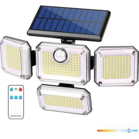Projecteur solaire avec détecteur de mouvement LED GLOW G2 2,5W 6500K blanc froid