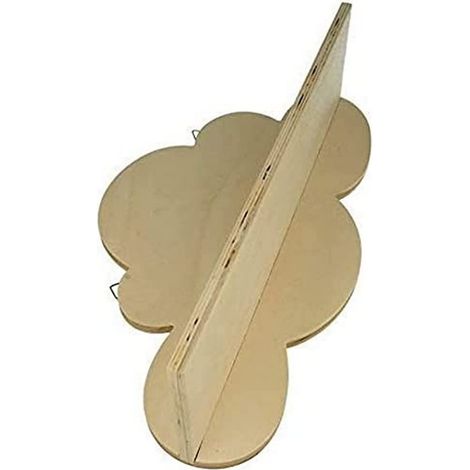 Étagère Nuage en Bois à customiser 39 cm - Meuble Rangement - Étagère en Bois (1/4)