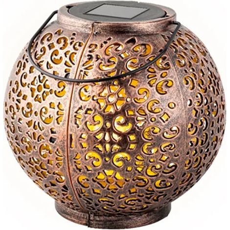 Lanterne solaire ronde orientale