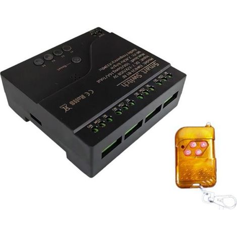 Module de Commutation de Relais Intelligent Wifi 4 Canaux EWeLink Contrôle RF par Application avec Télécommande 433M Fonctionne (1/4)