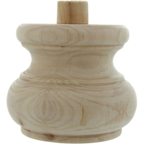 8 x PIEDE IN LEGNO ONTANO 53008 95X75 MM