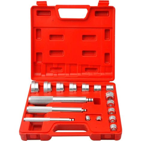 Coffret Outils montage / démontage chasse Roulements et Joints 17 pièces