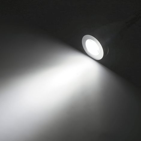 Lampes murales LED argentées à col de cygne flexible, liseuse de chevet blanc froid (Modèle 2) (1/3)