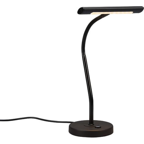Lampe de bureau Curtis noire LED 4W dimmable Trio (1/4)
