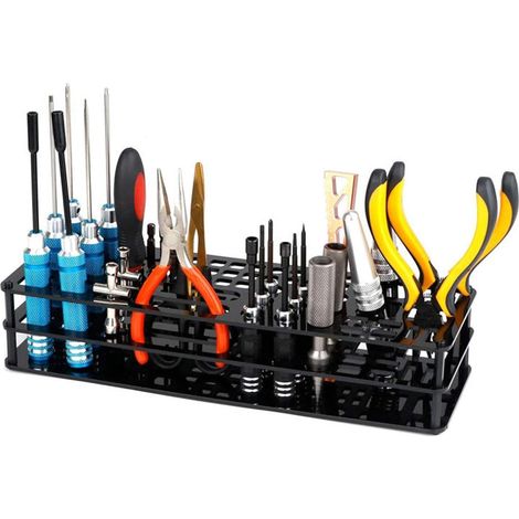 Porte-outils, étagère de rangement pour outils - Rangement multi emplacements pour outils - Support et support pour pincettes compactes Solution simplifiée de grande capacité (1/5)