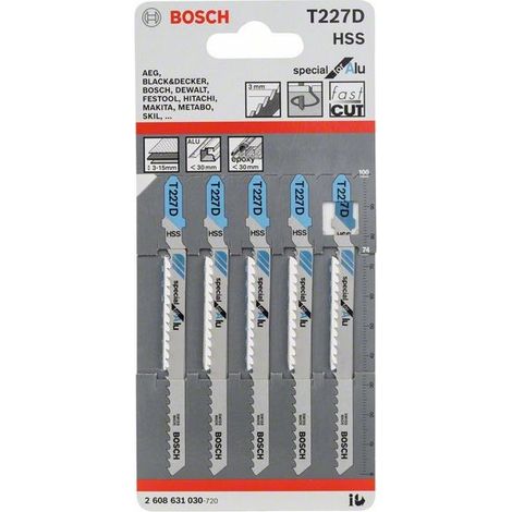 2608631030 - Set 5 lame per seghetto alternativo T 227 D Special for Alu