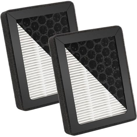2er-Pack Aktivkohle-Luftfilter für den externen Abluftventilator Bambu Lab P2S, HEAP P2S X2D Aktivkohlefilter, zweilagige Filtration von VOCs und Gerüchen für Drucker (1/5)