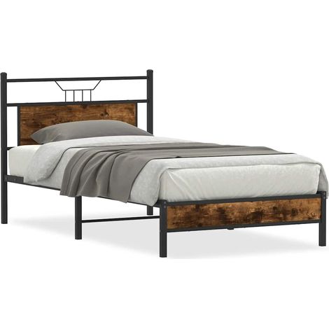 Maison Exclusive - Estructura de cama sin colchón madera roble ah