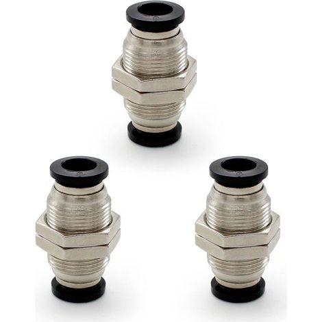 3 Pièces Connecteurs Pneumatiques, Connecteur Rapide Pneumatique Diamètre du Tuyau Raccordable 8 MM (1/5)
