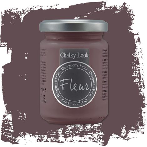 Fleur - Colori a base minerale - Fleur chalky look - effetto gesso 130 ml - scegli il colore / -/F15 Chocolate blush