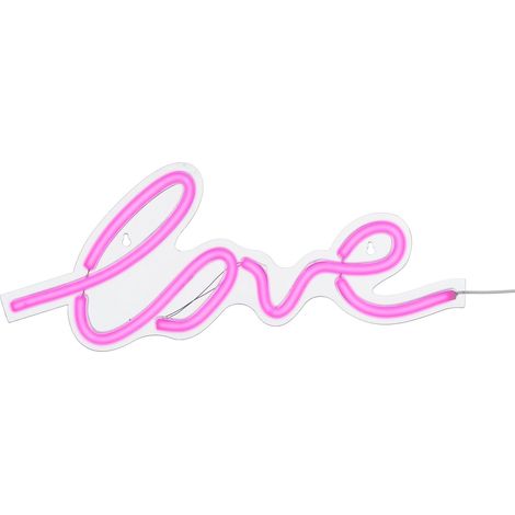 Luca Lighting Éclairage néon Rose H17.5xl1.5xL45cm (1/5)