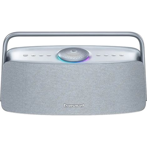 Altoparlante Bluetooth, audio ad alta risoluzione, design portatile, grigio (1/2)