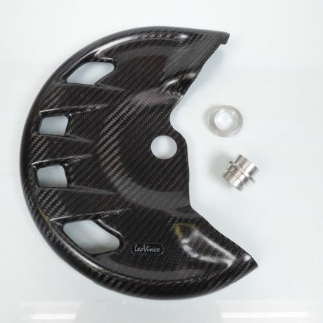 Protection disque frein avant carbone Leovince pour moto Kawasaki