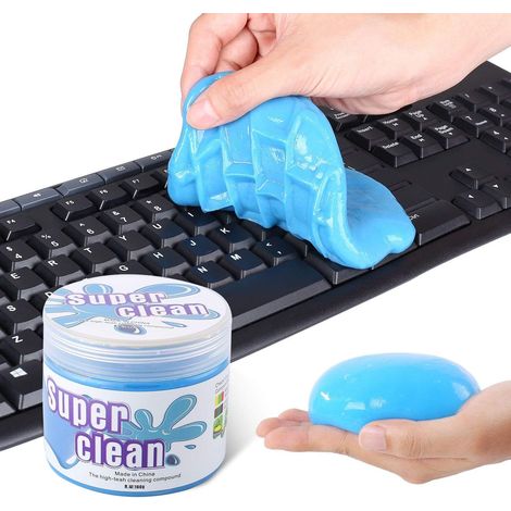 MINKUROW Super Clean Keyboard Cleaner Gel (160 G) Para Portátiles, Ordenadores, Ventiladores De Coche, Calculadoras (1/5)