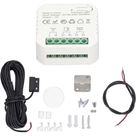 Intelligenter Garagentoröffner mit Fernbedienung, Sprachüberwachung und WLAN-Steuerung (100–240 V)