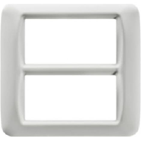 PLACCA 8 POSTO BIANCO NUVOLA TOP SYSTEM - GEWISS GW22507