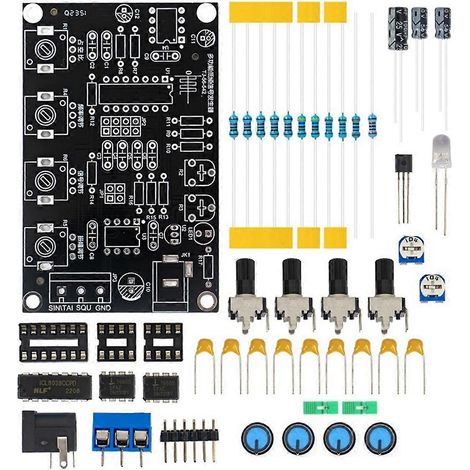 Module générateur de signaux fonctionnels ICL8038 (sinusoïdal, carré, triangulaire) pour kit d'entraînement au soudage DIY (sans boîtier). (1/5)