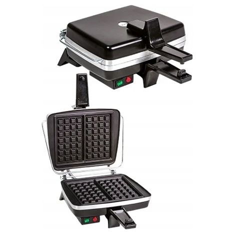 Dezal 301.7 XL Profi W Waffeleisen 1300W PROFESSIONAL SCHWARZ