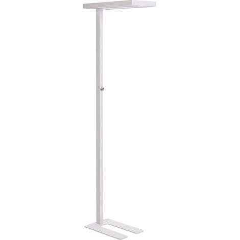 LED Stehlampe TAURUS mit Dimmer Metall Weiß