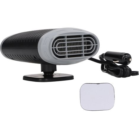 Chauffage de voiture 150W, ventilateur orientable 360°, gris et noir, dégivreur rapide de pare-brise, désembueur pour véhicule 12V (1/5)