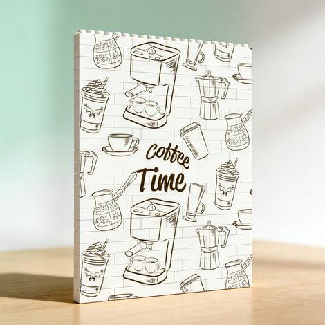 Cadre photo en blocs à faire soi-même en briques, cadeaux d’anniversaire (1/5)