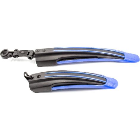 vhbw 2x cavalletto per diverse biciclette - Cavalletto posteriore nero / blu