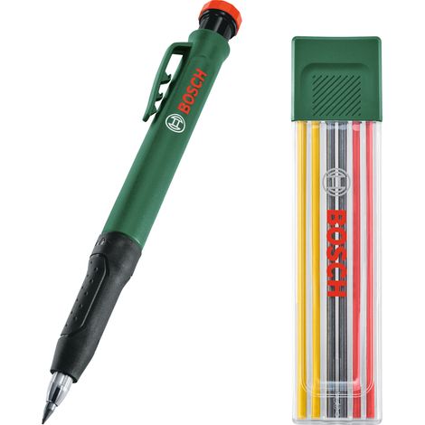 Bosch Hand Tools Deep Hole Marker Pencil Set 7-Piece 1600A033BM (1/5)