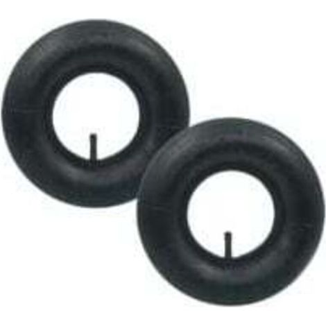 RHG 2 pièces 4.10/3.50-4 Chambre à air Pneu TR-13 Valve Droite pour Diable, Chariot, Chariot à Main, Chariot de Jardin, Tondeuse à Gazon--
