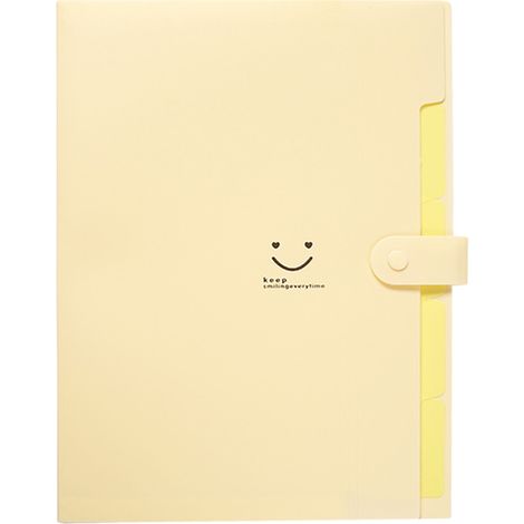 1 Organiseur de documents accordéon, 5 compartiments extensibles, format A4, avec étiquettes, pour bureau école maison (1/5)