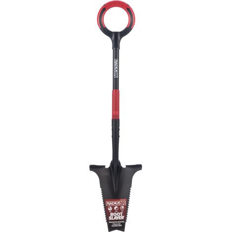 Venteo – Bêche professionnelle 6 en 1 – Lame ultra-tranchante – Manche thermoplastique ergonomique – Pour terrains accidentés – Garantie à vie