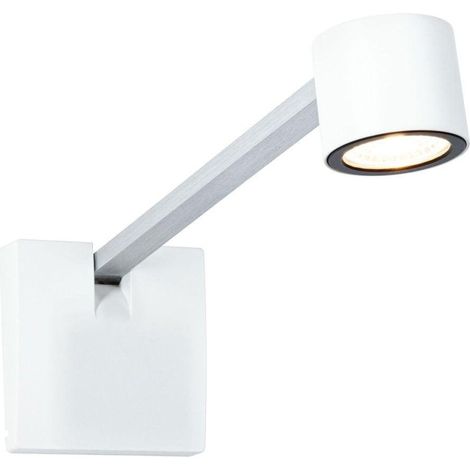 Paulmann Adelia lámpara aluminio cepillado LED blanco cálido