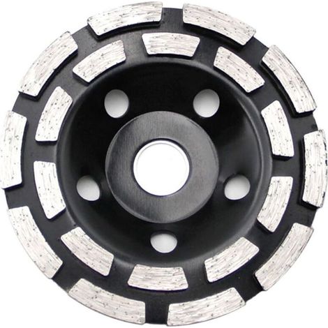 Meule abrasive en émeri noir de 125 mm avec amélioration de la résistance à la chaleur et de la stabilité adaptée aux tâches à haute température (1/5)