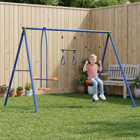 Teenpull – Outdoor Schaukelset Mehrfarbig 263 x 185 x 185 cm Stahl und PE (1/5)