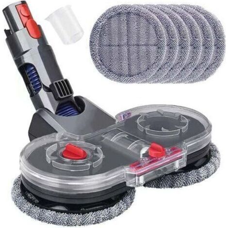 Elektrischer Wischkopf für Dyson V11, V10, V15, V8 und V7 Staubsauger, Kehrkopf mit Wassertank und 6 waschbaren Wischmopps – TRIMEC (1/4)