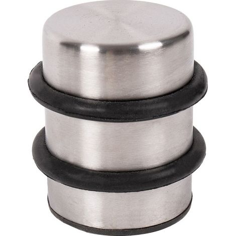 MS Beschläge Bodentürstopper h 80mm vers. Farben Türstopper massiv Metall rutschfest Edelstahl Optik (1/3)