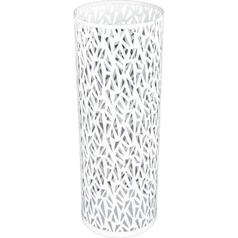 Porte-parapluie - SONEW - Rond - Métal - Blanc - 40 cm de diamètre (1/4)