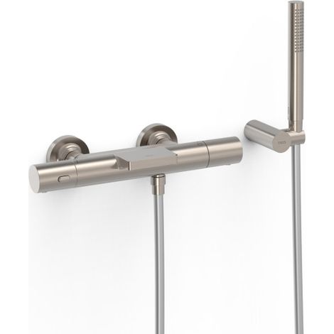 Robinet thermostatique mural pour baignoire et douche Acier - TRES 19017428AC