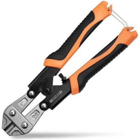 Coupe Boulons,Cr-V Boulon Coupeur pour Fil d'acier, Fil, Câble, Chaîne, Treillis Métallique, Ressort avec Poignée Confortable en Caoutchouc Souple (1/4)