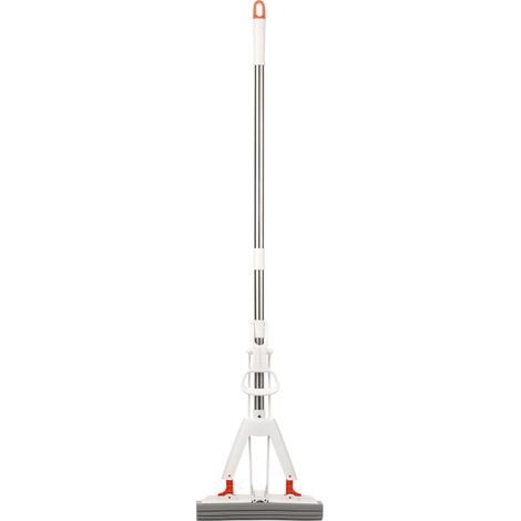 Balai essoreur en éponge PVA pour le nettoyage des sols ménagers : super absorbant, longueur ajustable. (1/5)