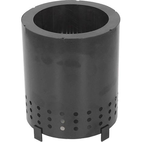 Foyer extérieur portable et sans fumée, modèle de table, avec support, en fer forgé, idéal pour le camping et le jardin, noir RNWHBYV (1/4)