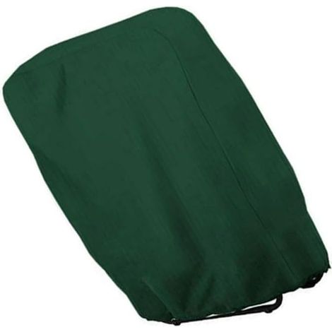 Housse de chaise pliante d'extérieur en tissu Oxford 210D - Protection imperméable à la poussière et à la poussière pour chaises pliantes - Facile à nettoyer - Gain de place - Vert - 71 x 110 (1/5)