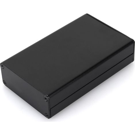 PCB-Instrumentengehäuse, Elektronikprojektgehäuse zum Selberbauen, 80 x 50 x 20 mm, Aluminium SG (1/5)