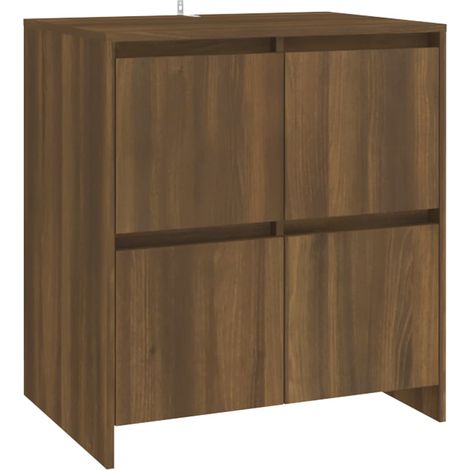 Credenza buffet cassettiera mobile contenitore organizer cucina soggiorno soggiorno 70 x 41 x 75 cm derivati del legno marrone 020031411